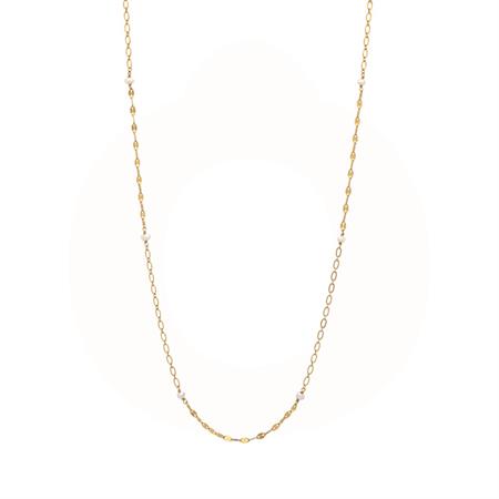 LuvaLu Jewellery - Roca Dulce Halskæde - forgyldt sølv LS20155G
